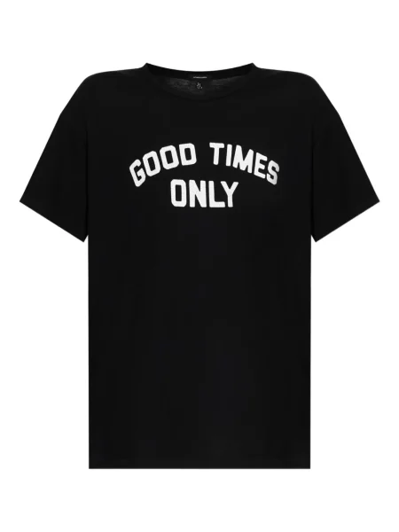 Koszulka R13 z nadrukiem czarna