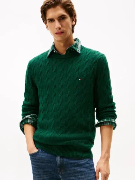 Tommy Hilfiger De lână pulover verde