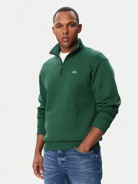 Lacoste Hanorac închis verde