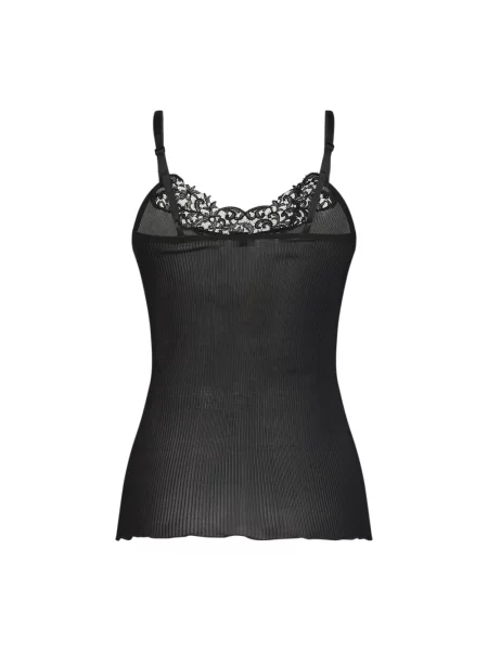 Top Saint Laurent bez rękawów czarny