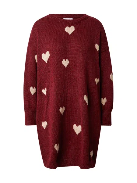 Hailys Rochie tricotat / roșu bej