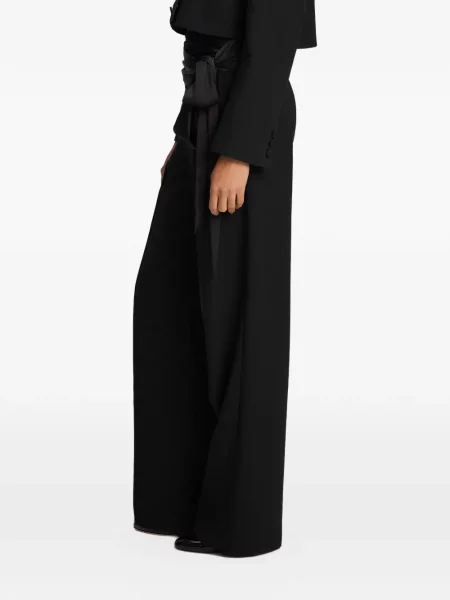Pantaloni Cinq A Sept cu funde negru