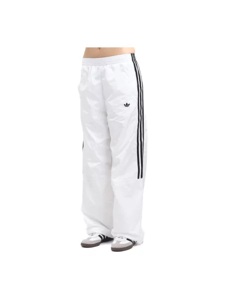 Adidas Originals Spodnie Kobieta L Sportowe Oversized Teamgeist Spodnie biały