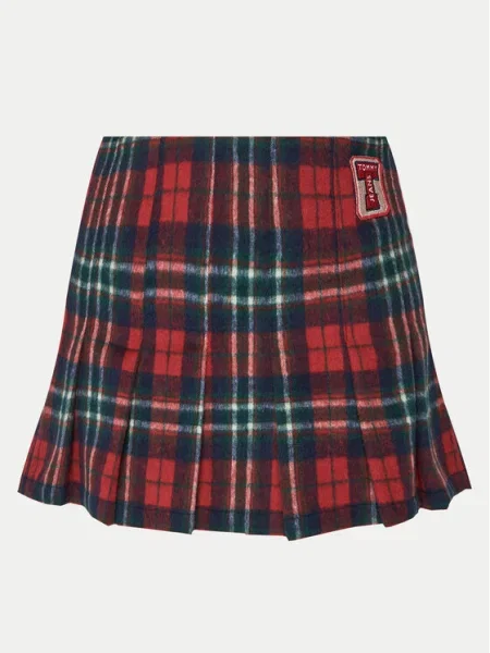 Tommy Jeans Fustă mini roșu