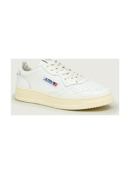 Sneakers Autry Medalist Low Man Leat/ Leat Wht/ Wht EUR 41 alb