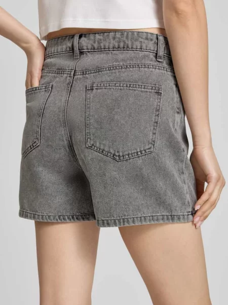 Szorty jeansowe o kroju regular fit z mieszanki bawełny model ABBI' Pieces