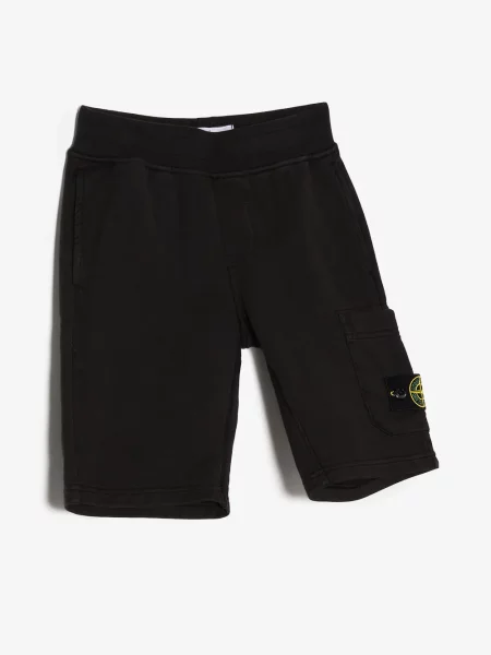 Szorty dziecięce Stone Island czarne