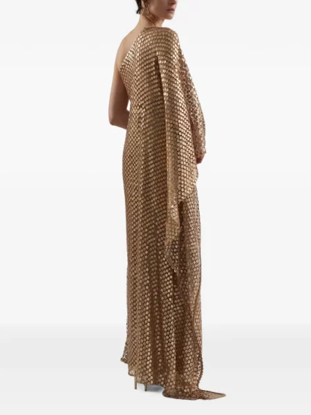 Rochie maxi Taller Marmo cu paiete cu un umăr gol