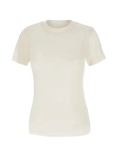 Tricou Filippa K cu decolteu rotund alb