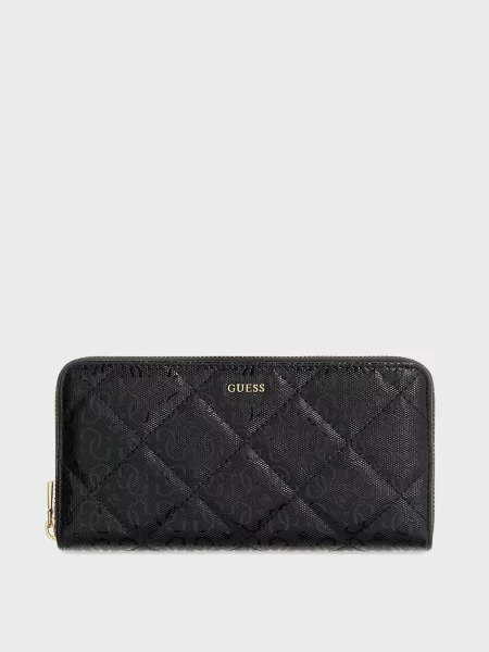 Кошелек Guess с принтом черный