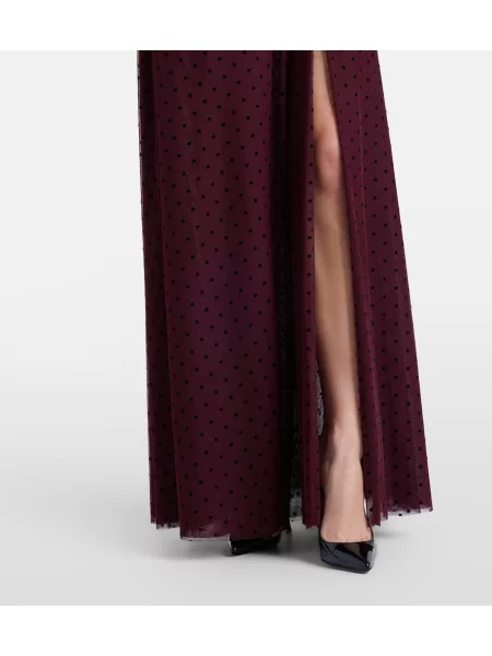 Rochie Rebecca Vallance din tul bordo