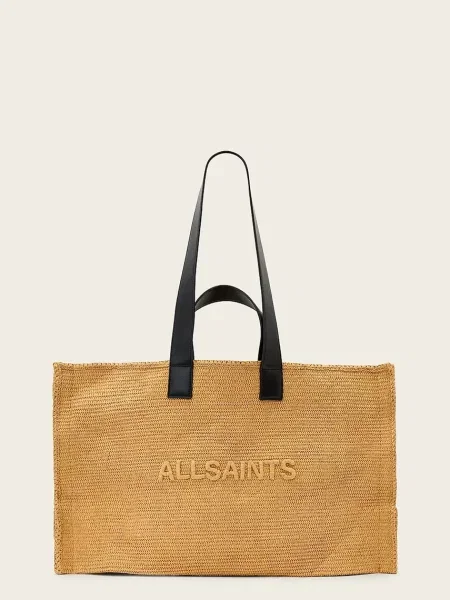 Geantă shopper Allsaints maro