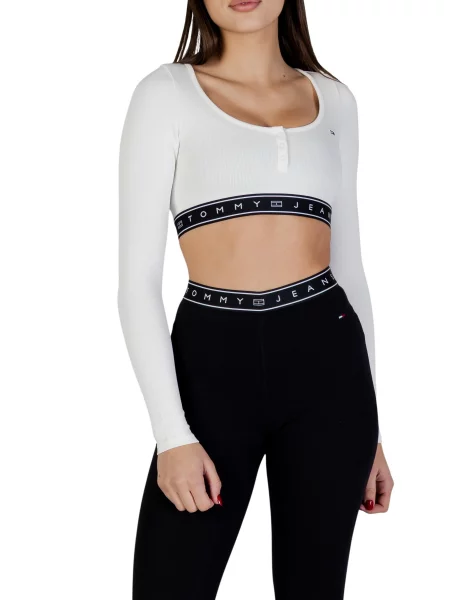 Koszulka Tommy Hilfiger Jeans z długim rękawem czarna