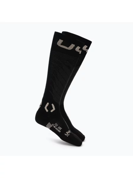 Șosete de schi pentru femei Uyn Ski One Merino Socks black/beige negru