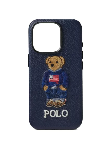 Pijamale Polo Ralph Lauren cu autograf cu dungi din piele negru