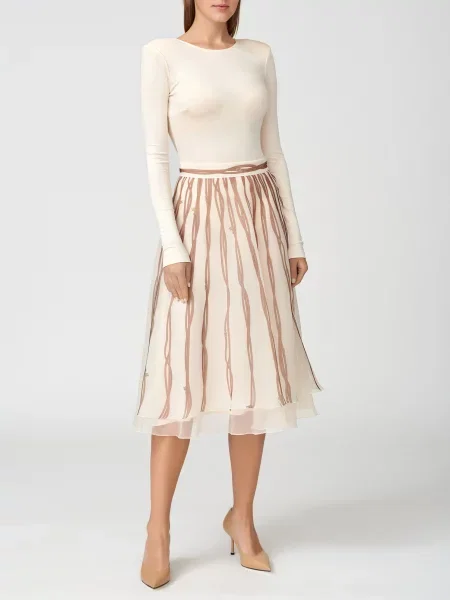 Спідниця Elisabetta Franchi бежева