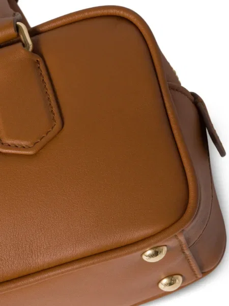 Geanta de piele Miu Miu din piele maro