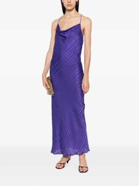 Rochie Patrizia Pepe cu dungi violet