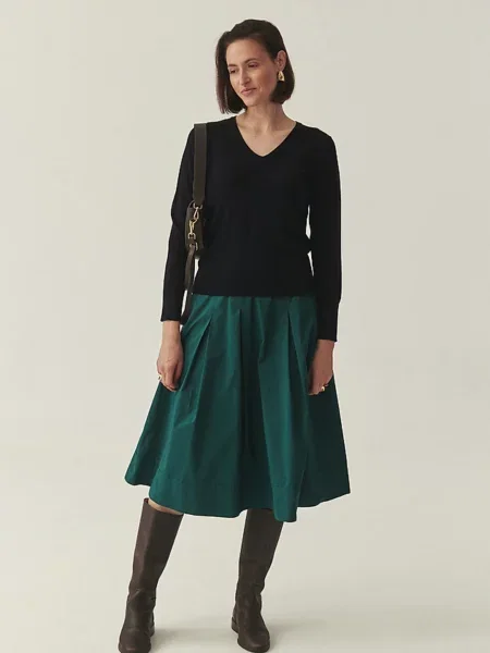 Pulover cu decolteu în v Tatuum cu decolteu în V negru