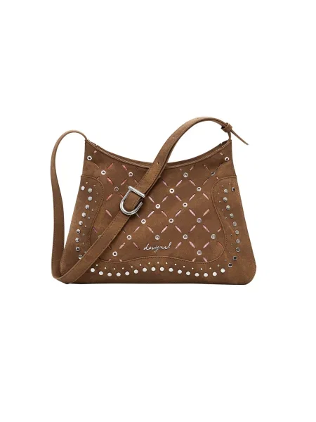 Crossbody torbica Desigual rjava