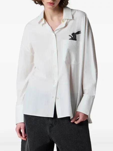 Cămașă Paul Smith cu broderie alb