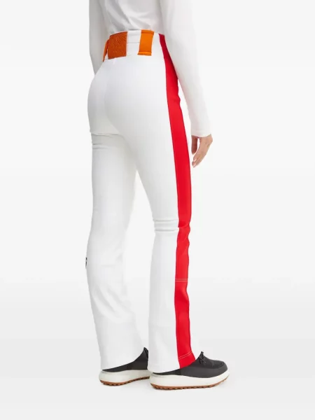 Jeździć na nartach spodnie dresowe Rossignol w paski białe