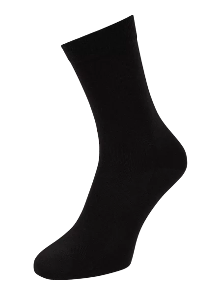 Skarpety z napisem z logo model ‘SOFTMERINO’ Falke czarne