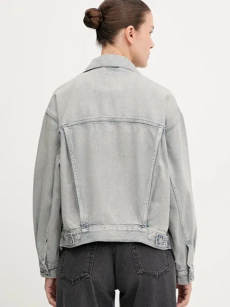 Levi's geacă jeans de tranziție oversize albastru