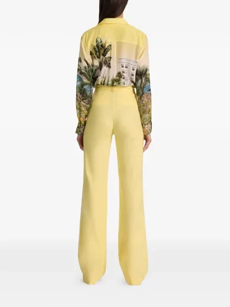 Pantaloni Alice + Olivia galben