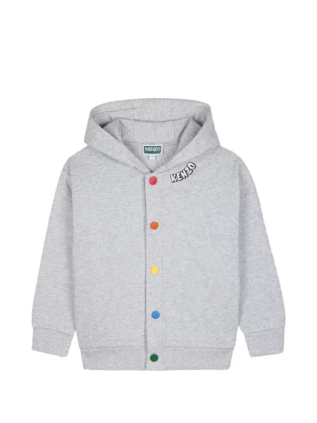 Bluza z kapturem dziecięca Kenzo szara