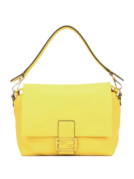 Geantă tip baghetă Fendi Baguette galben