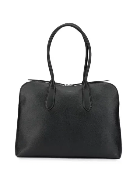 Geantă shopper Le Tanneur din piele negru