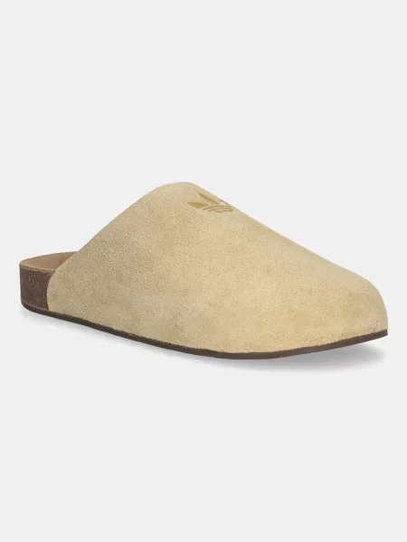 Adidas Originals klapki zamszowe Adimule beżowy