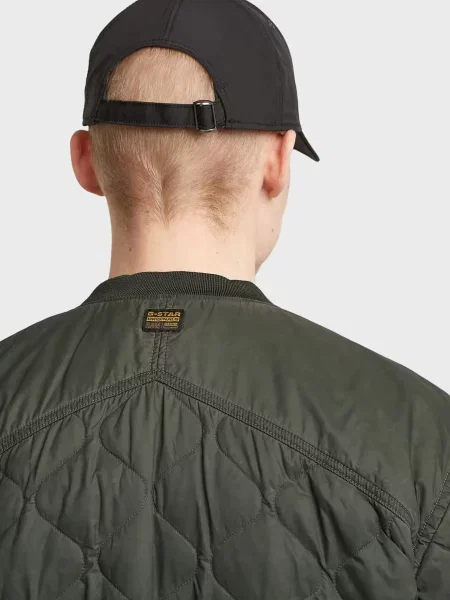 Стьобаний бомбер G-star Raw зелений