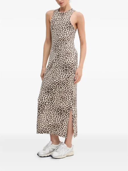 Rochie maxi Puma cu imagine cu model leopard