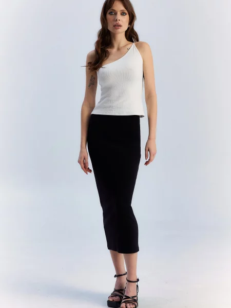 Спідниця міді Gepur чорний