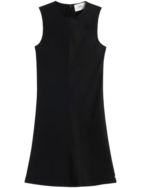 Rochie fără mâneci Ami Paris fără mâneci de costum negru