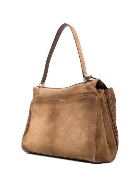 Τσάντα shopper Balenciaga σουέτ καφέ