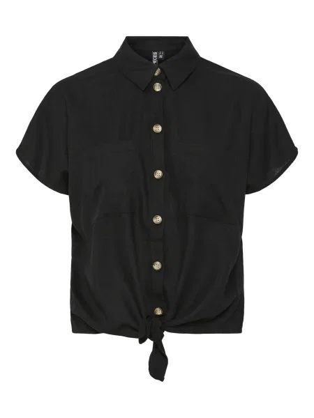 Pieces Cămașă Pia negru