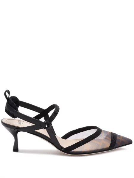 Pantofi cu toc Fendi negru