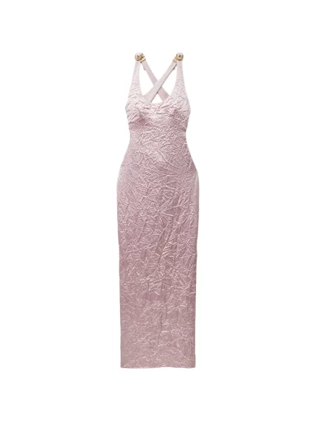 Rochie Versace din satin roz