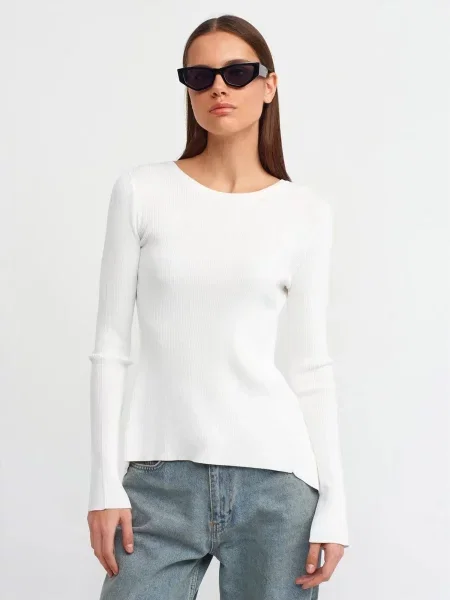 Dilvin Svetr Pullover' bílá