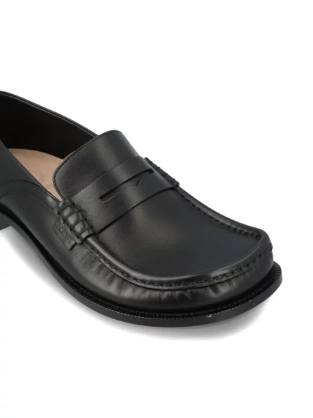Pantofi loafer Loewe din piele negru