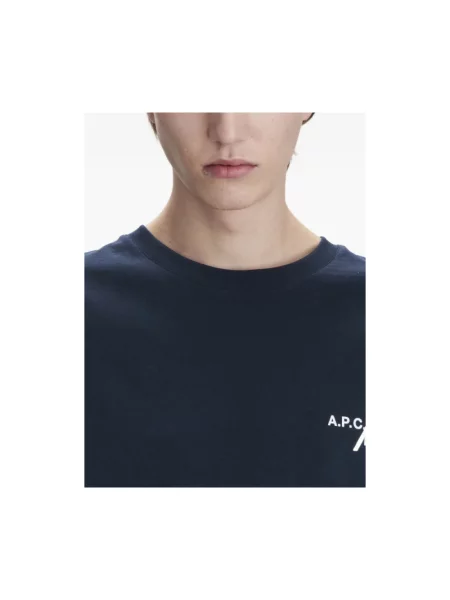 Koszulka A.p.c. niebieska