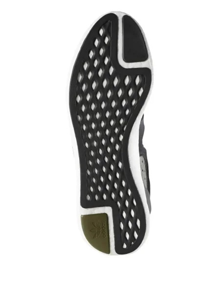 Leggings Adidas cu șireturi din dantelă cu talie înaltă albastru