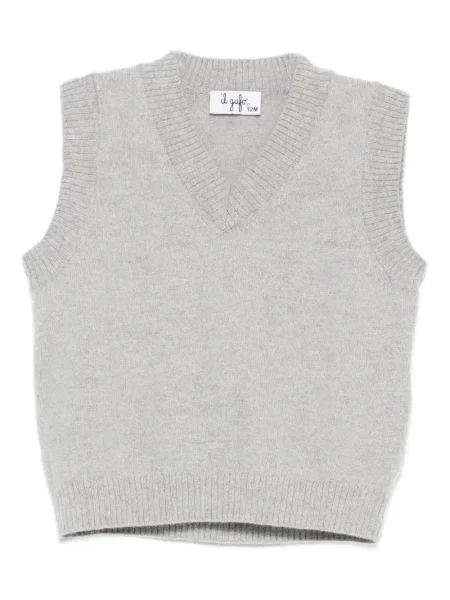 Sweter dziecięcy Il Gufo szary