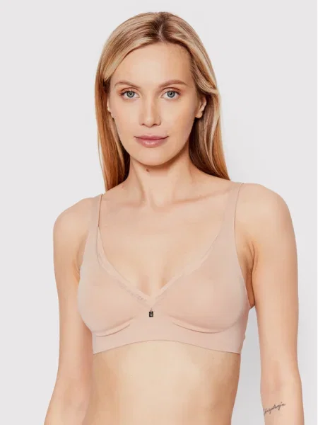 Triumph Sutien fără armătură True Shape Sensation bej