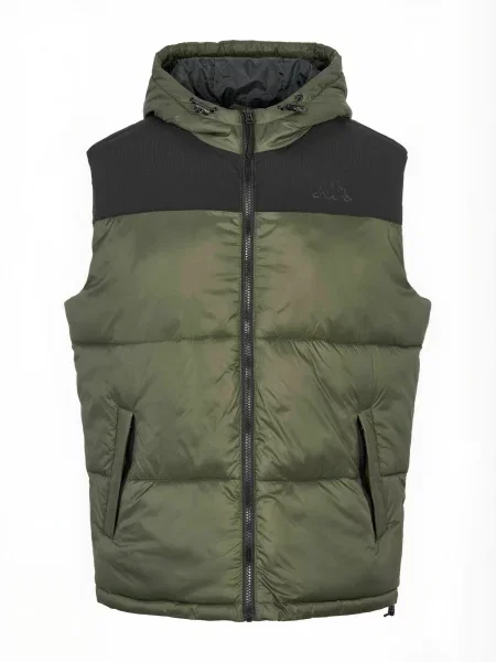 KAPPA Vestă KMLogo Silvest închis verde