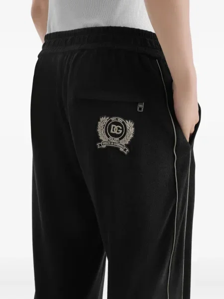 Хавлиени панталон Dolce & Gabbana черно