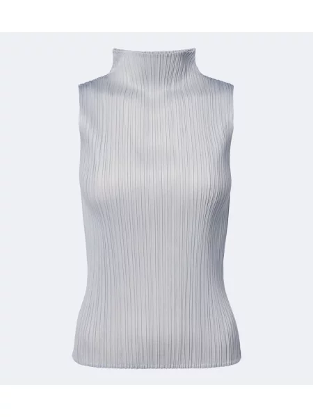 Top Pleats Please Issey Miyake gri